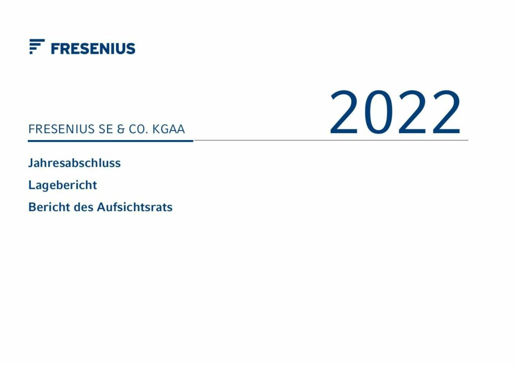 Fresenius SE Einzelabschluss